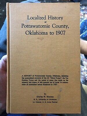 History of Pottawatomie County, Oklahoma - Charles Mooney Signed 1st ...