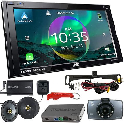 Jvc Kw M Bw Din Wireless Apple Carplay Android Auto Car Stereo W