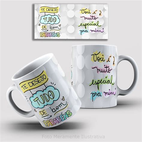 Caneca Personalizada Parabéns Aniversário Shopee Brasil