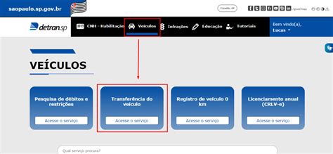 Como transferir a propriedade de um veículo pelo site do Detran SP