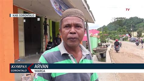 Proyek BPJN Gorontalo Terbengkalai Sopir Angkot Kumpulkan Dana