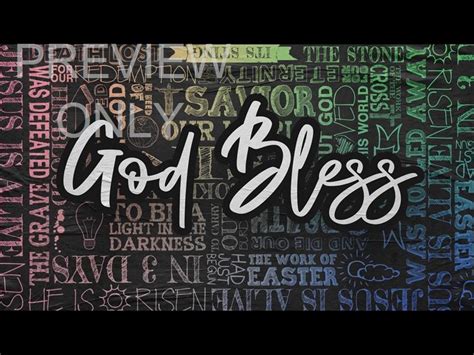 Handwritten Easter God Bless Still Freebridge Media WorshipHouse Media