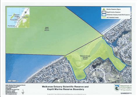 Marine Reserve Boundaries Guardians Of Kāpiti Marine Reserve