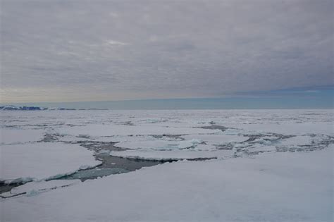 Breathtaking Views Of The Arctic Pack Ice Near Svalbard Stock Photo ... 