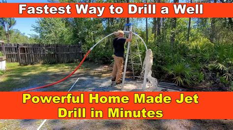 How To Drill A Well Most Powerful Homemade Jet Complete Guide YouTube