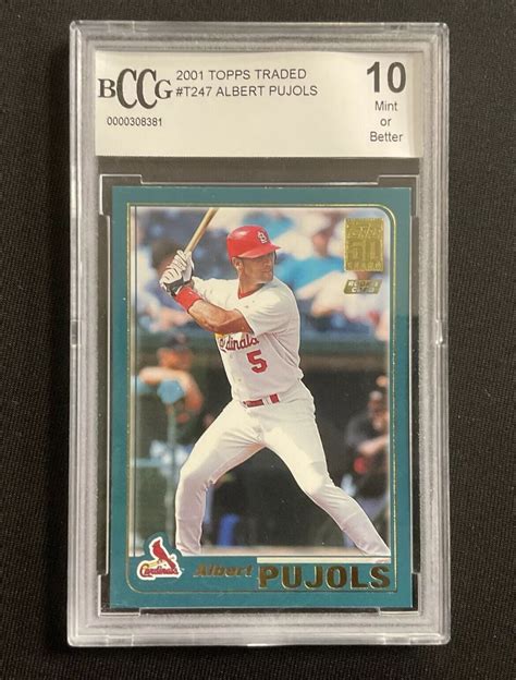 Albert Pujols 2001 Topps Traded T247 Base Price Guide Sports Card