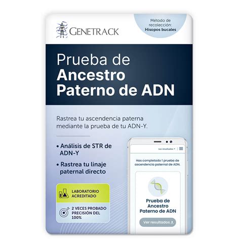 Prueba De Ancestros Maternos Y Paternos Genetrack Colombia