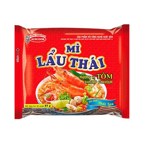 Лапша Mi Lau Thai со вкусом Том Ям креветка, 83г. - Панда. Продукты из ...