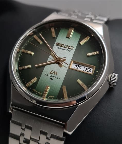 Seiko No Reserve Price Lord Matic Green Catawiki