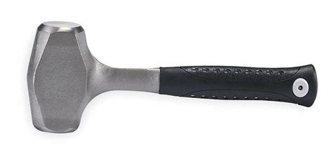 WESTWARD Steel Drilling Hammer: Steel Handle, 4 lb Head Wt, 1 3/8 in ...