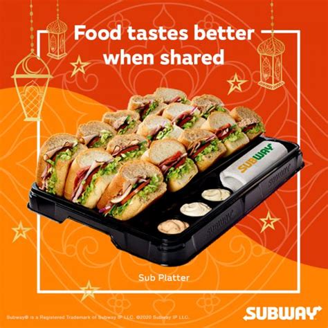 Subway Sub Platter