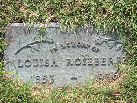 Louisa Roseberry Find A Grave Memorial