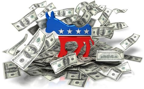 Democratic Party Money Great Powerpoint Clipart For Presentations