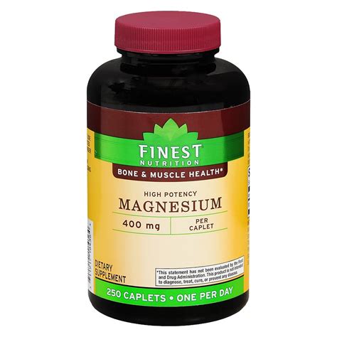 Finest Nutrition Magnesium 400 Mg Tablets Walgreens