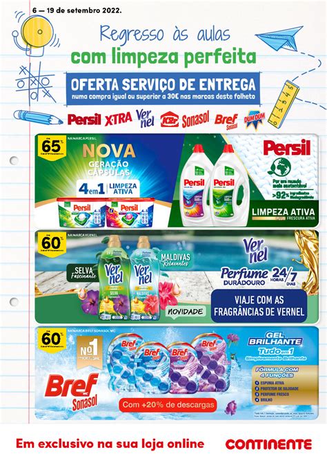 Antevisão Folheto CONTINENTE LIMPEZA Promoções 6 setembro a 19 setembro