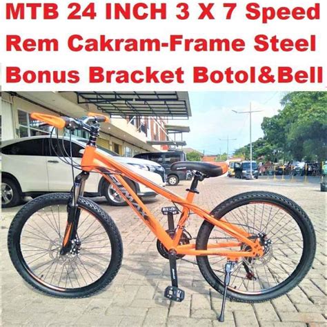 Jual Sumax Sepeda Gunung Mtb 24 Inch Atlantis At Mt 24 730 21 Speed 3x7