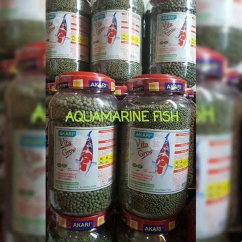 Jual Akari Vita Grow Pelet Pakan Ikan Anti Stress Koi Koki Louhan