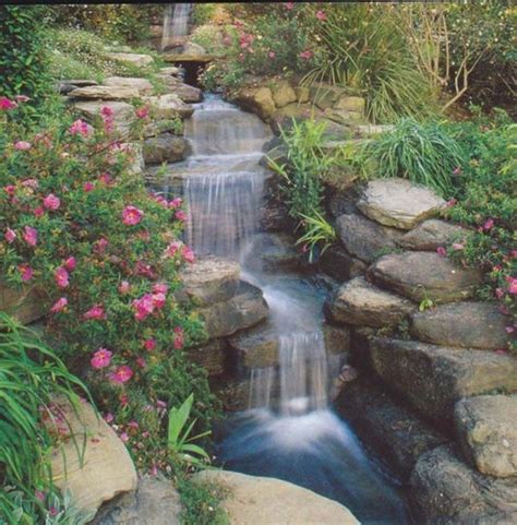 50 Wonderful Backyard Landscaping Ideas With Waterfall Kindofdecor