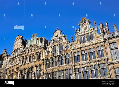 Guild Houses On Grote Markt Square Grand Place Square Brussels