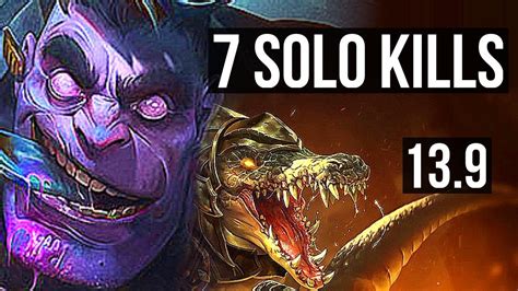 Mundo Vs Renekton Top Rank 6 Mundo 7 Solo Kills 600 Games