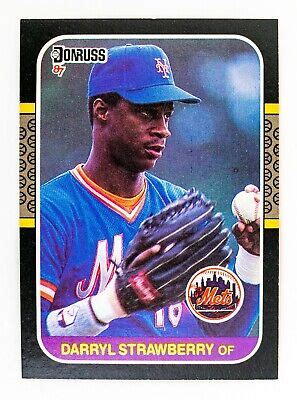 Darryl Strawberry 118 1987 Donruss Baseball Card New York Mets EBay