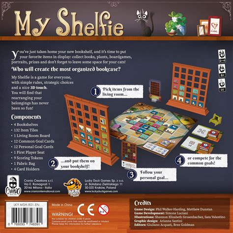 My Shelfie Board Game Organize Your Shelf And Show Off Your Treasures