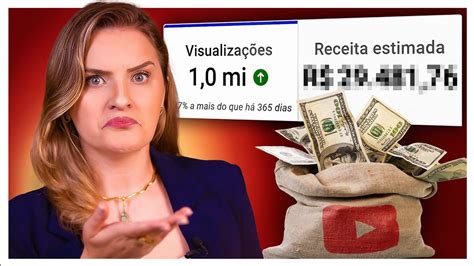 QUANTO o YOUTUBE PAGA por 1 MILHÃO DE VIEWS 2024 YouTube