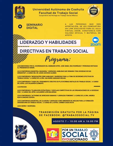 Invita Ua De C Al Seminario Digital Liderazgo Y Habilidades Directivas