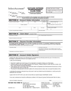 Fillable Online Dependent Care Claim Form Fax Email Print PdfFiller