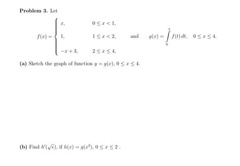 Solved Problem 3 Let F X ⎩⎨⎧x 1 −x 3 0≤x