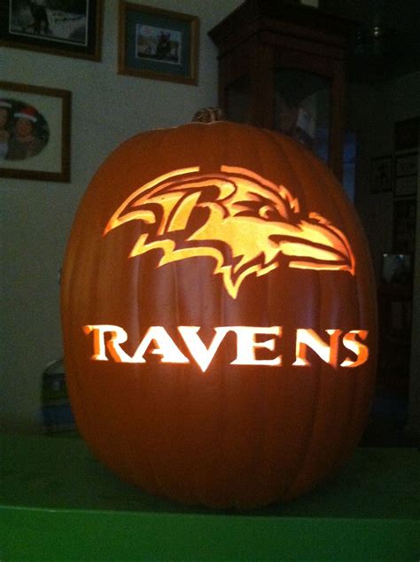 Baltimore Ravens Pumpkin Carving