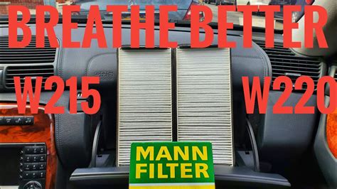 How To Replace The Cabin Air Filters On A Mercedes Benz W S Class