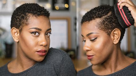 How To Styling Big Chop Defining My Twa 4b 4c Wash N Go Youtube