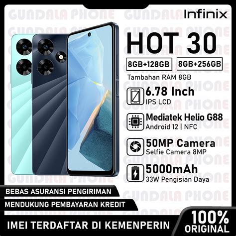 Jual Infinix Hot GB NFC Garansi Resmi Shopee Indonesia