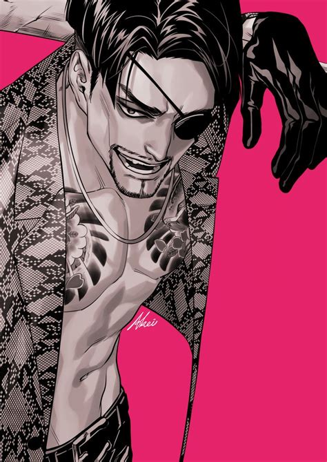 Yakuza Goro Majima Dojima By Akei Yakuza Anime Character Art