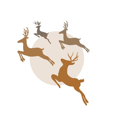 Free Cartoon Reindeer Clipart Template To Edit Online