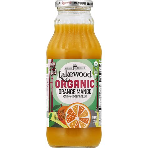 Lakewood Juice Organic Orange Mango 12 5 Oz Instacart