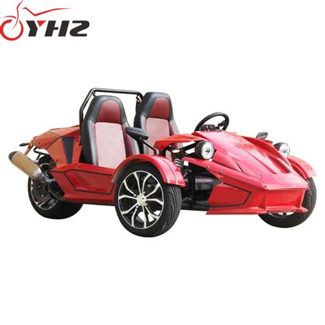 Double Seater 350cc Ztr Three Wheels Motorcycle 120kmh High Speed For