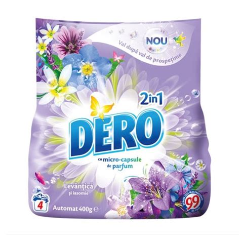 Detergent Automat Dero 2 In 1 Levantica Si Iasomie 400 G Oferta Pret