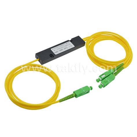 X Single Mode Sc Apc Abs Fiber Optic Fbt Coupler For Ftth China