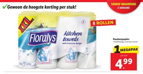 Floralys Keukenpapier Aanbieding Bij Lidl