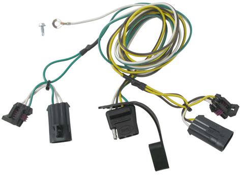 Curt T Connector Vehicle Wiring Harness With Pole Flat Trailer