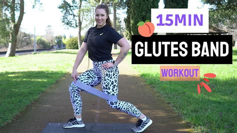 Min Glutes Band Workout Entrenamiento Gluteos Con Banda Elastica