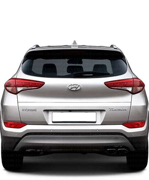 Hyundai Tucson Dimensiones Vista Trasera