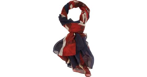 Alexander McQueen Union Jack Scarf in Red for Men | Lyst