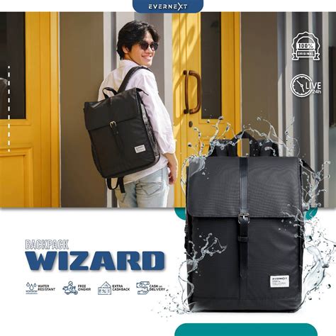 Jual Evernext Tas Ransel Pria Waterproof Tas Sekolah Pria Wanita