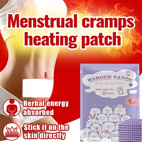 Menstrual Cramp Pain Relief Heat Patch Hot Compress Body Warmer Self