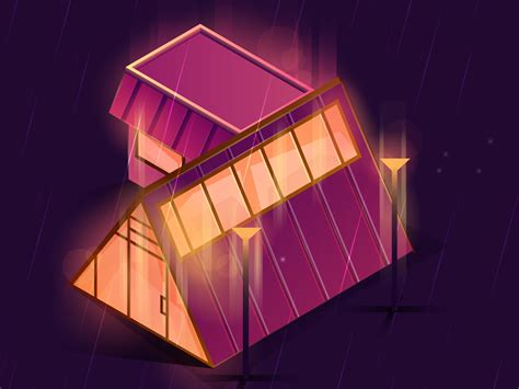 Rainy Camp Illustration By Aisha Ahya On Dribbble