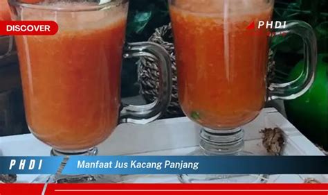 Temukan Manfaat Jus Kacang Panjang Yang Jarang Diketahui