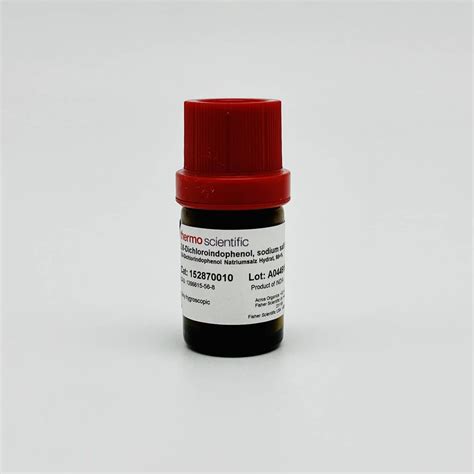 2 6 Dichloroindophenol Sodium Salt Hydrate 98 Acros Cas 1266615 56